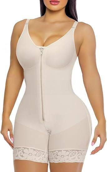 Shapewear Zipper BodySuit