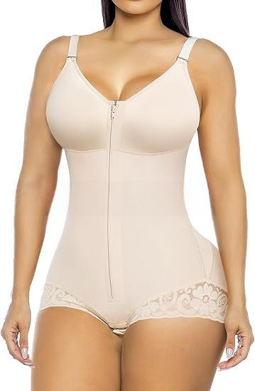 Shapewear Zipper BodySuit